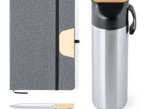 Set Termo, Bloc de notas y Bolígrafo