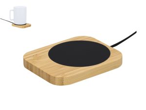 Calentador Tazas Bambú