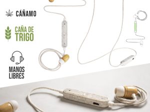 Audífonos bambú y trigo