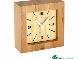 RELOJ DESPERTADOR DE BAMBOO